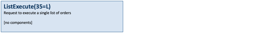 Message ListExecute(35=L)