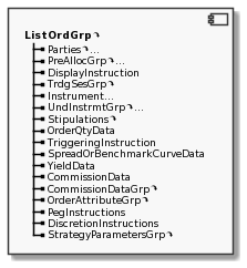 Component ListOrdGrp